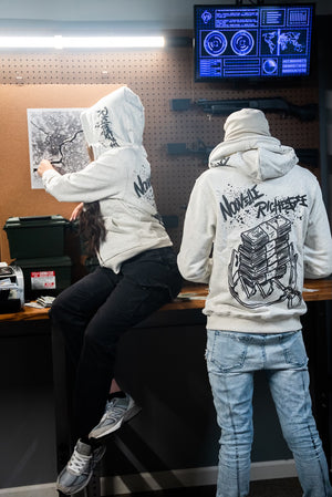 Grey TrapBack Full Zip