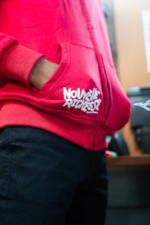 Red TrapBack Full Zip
