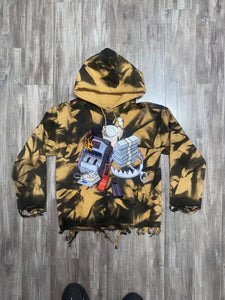 Old Gold Distress Hoodie